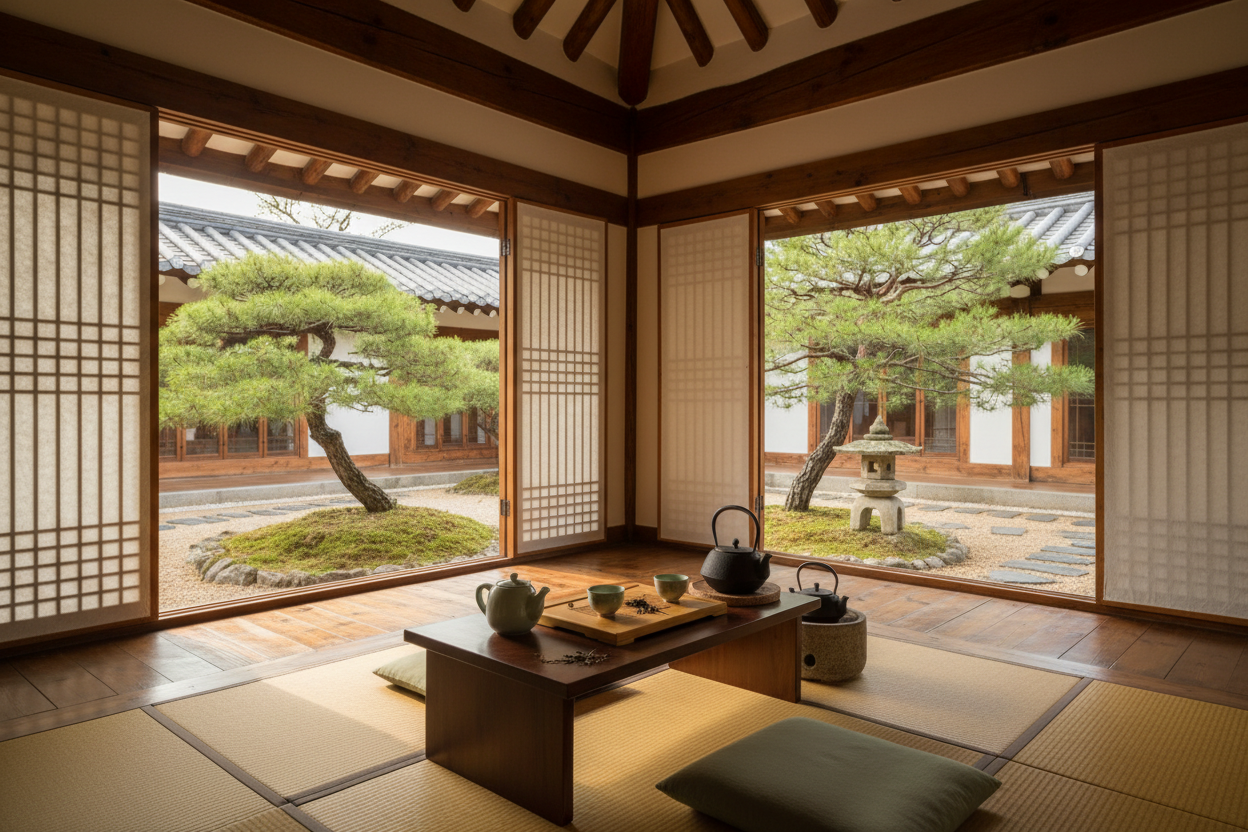 How to Create a K-Drama Inspired Sanctuary: Bringing Korean Tea Rituals and Hanok Serenity Home