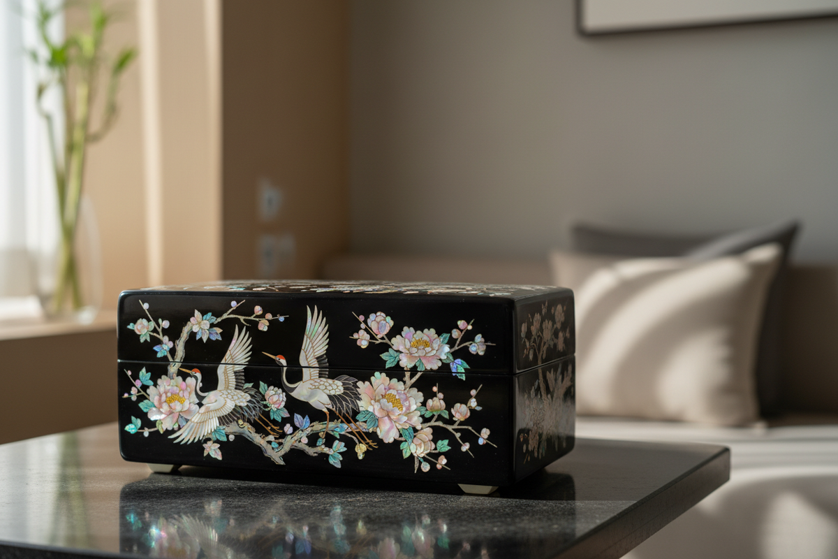 The Shimmering Soul of Jagae: How Korean Mother-of-Pearl Crafts Elevate Modern Interiors