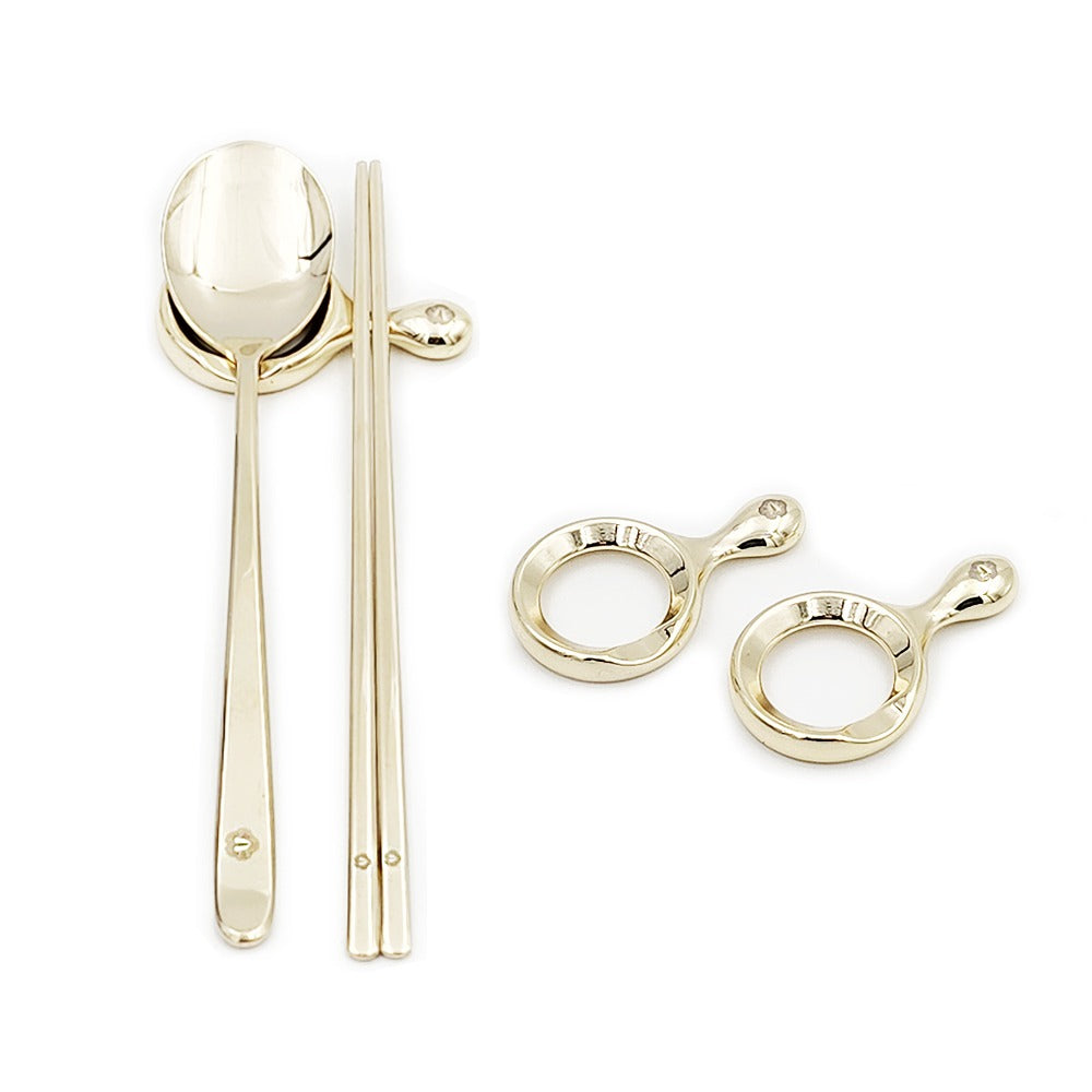 [Joseon Living] Minimalist & Refined Korean Sujeo Set of 2 | Premium Spoon & Chopsticks