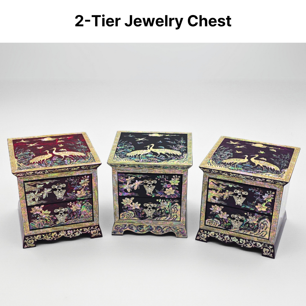 [Joseon Living] 1,000-Year Legacy: Traditional Mother-of-Pearl (Najeonchilgi) Jewelry Box