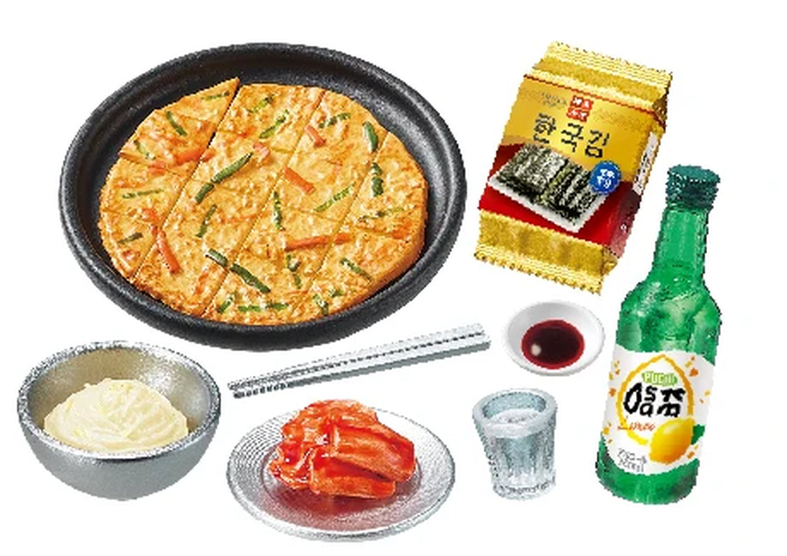 Original Korean Food Night Stalls Action Figure Miniature Diorama Snack Vendor In Stock Collectible Display Model Gift