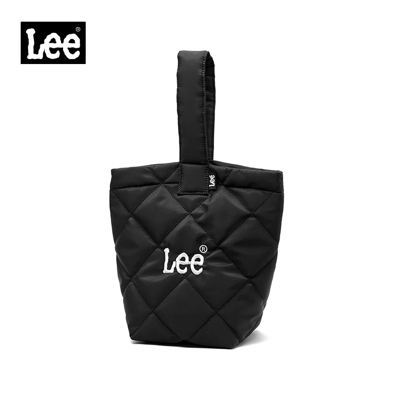 Ladies Cute Design Puffer Bag Casual Soft Small Pink White Quilted Handbag Women Korean Style Down-filled Phone Bucket Bag
